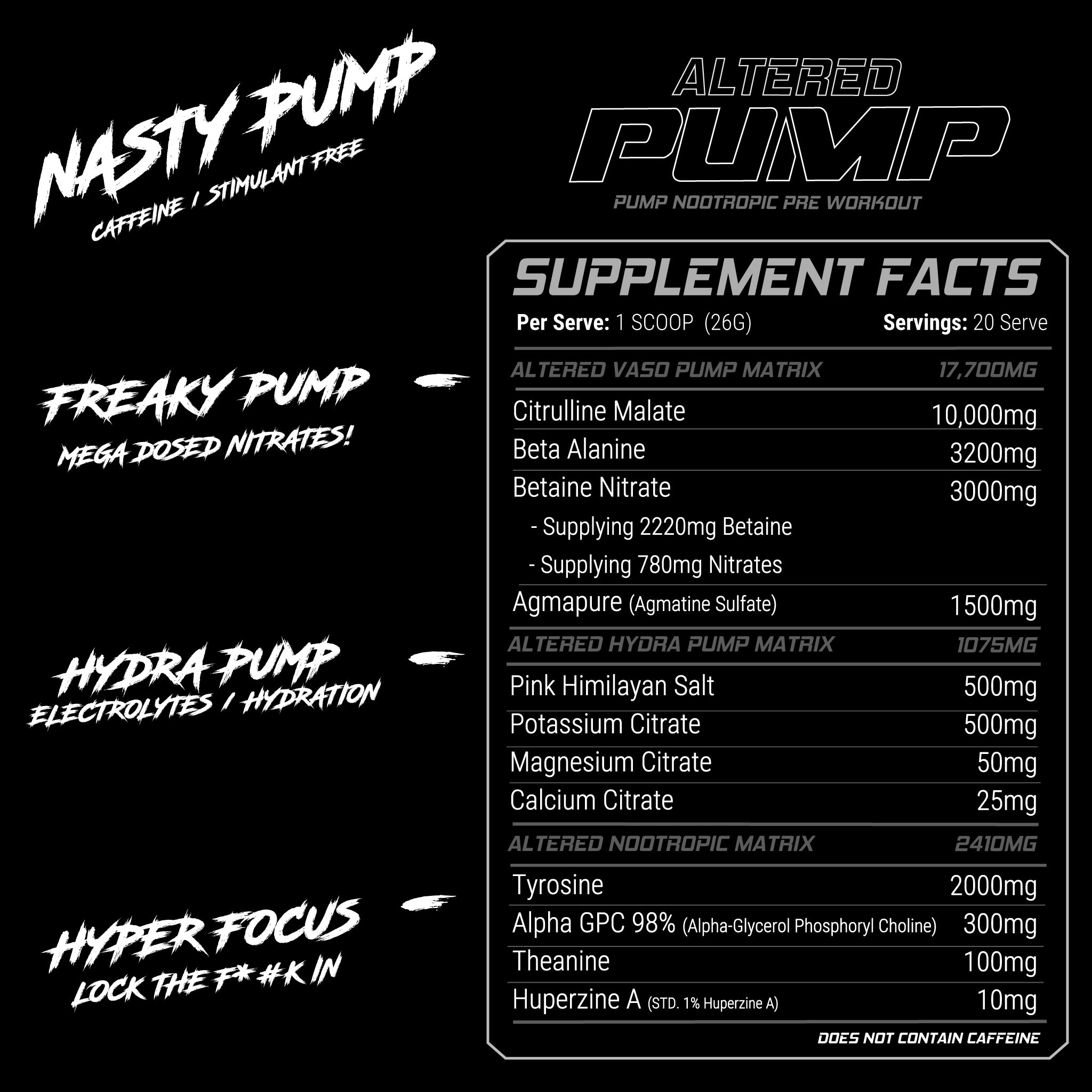 ALTERED PUMP