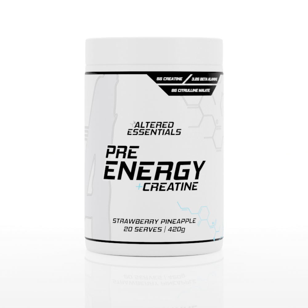 PRE ENERGY + CREATINE – Altered Nutrition